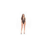 Bodystring noir en dentelle 
